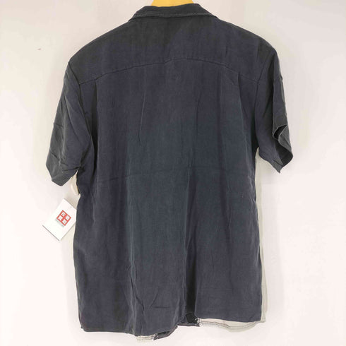 LANESBORO シルク100 S/S 開襟シャツ メンズ XXL