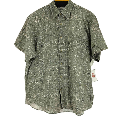 コロンビア Columbia 00S 総柄 S/S シャツ メンズ import:XL