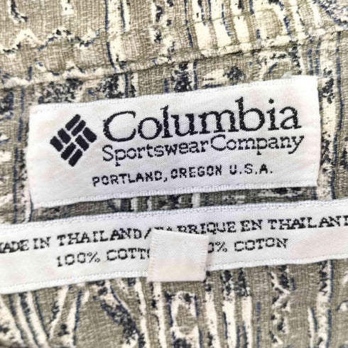 コロンビア Columbia 00S 総柄 S/S シャツ メンズ import:XL