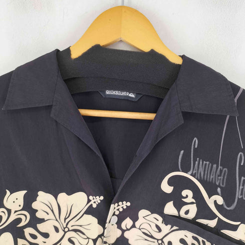 クイックシルバー Quiksilver 総柄 S/S 開襟シャツ メンズ JPN:M