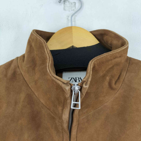 ザラ ZARA レザーコンビジャケット メンズ M