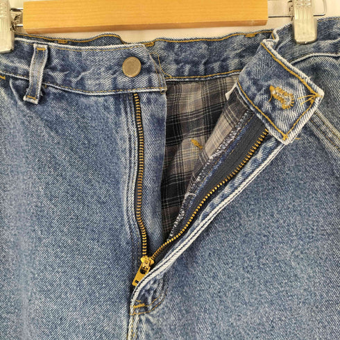 カーハート Carhartt DUNGEREE FIT チェックブランケットペインターデニムパンツ メンズ 34/34