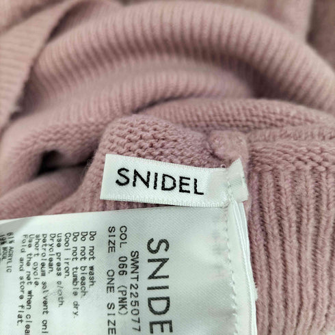 スナイデル snidel オープンショルダーニットプルオーバー レディース ONE SIZE