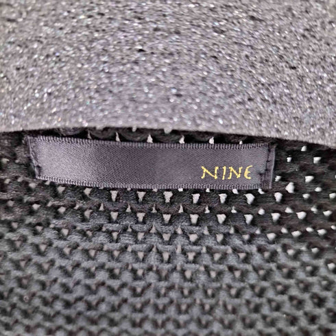 ナイン NINE レザー切替 ノーカラージャケット レディース FREE