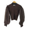 ザラ ZARA パフスリーブ トップス クルーネック フリルブラウス レディース import:M