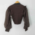 ザラ ZARA パフスリーブ トップス クルーネック フリルブラウス レディース import:M