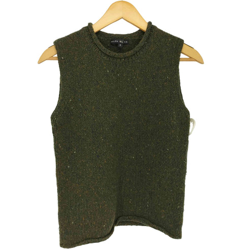 ラルフローレン RALPH LAUREN ロールネック メランジ ニットベスト レディース import:M