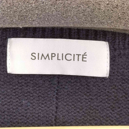 シンプリシテェ SIMPLICITE ウール混クルーネックプルオーバー レディース FREE
