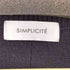 シンプリシテェ SIMPLICITE ウール混クルーネックプルオーバー レディース FREE