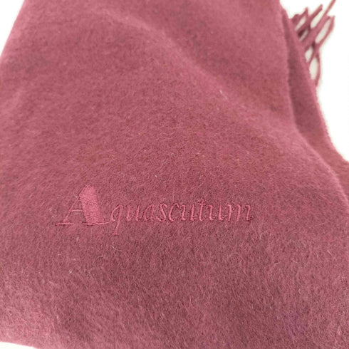 アクアスキュータム AQUASCUTUM カシミヤ マフラー レディース