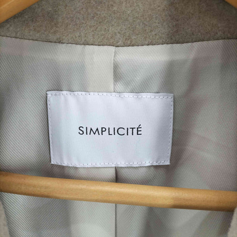 シンプリシテェ SIMPLICITE ポンテトルトメルトンコクーンチェスターロングコート レディース JPN:M