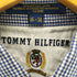 トミーヒルフィガー TOMMY HILFIGER ギンガムチェック ロゴ 刺繍 B.D L/S シャツ メンズ 16-34