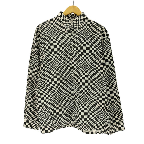 サイケデリック チェック B.D L/S シャツ メンズ import:L