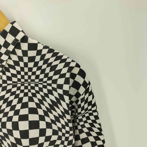 サイケデリック チェック B.D L/S シャツ メンズ import:L