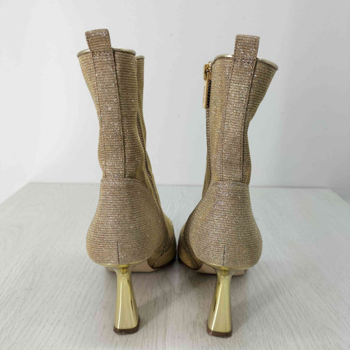 マイケルマイケルコース Michael Michael Kors Clara Glitter Chain-Mesh Ankle Boot レディース 8M