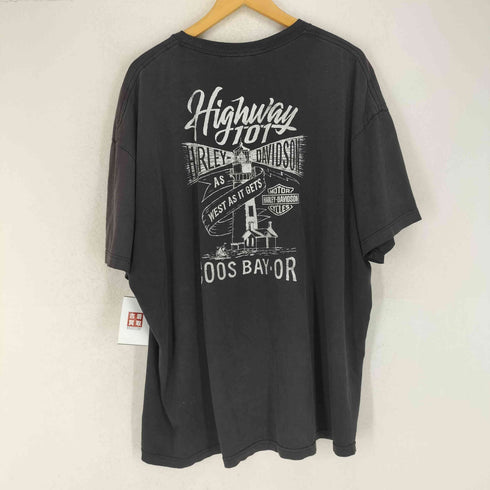 ハーレーダビッドソン HARLEY-DAVIDSON 両面プリントクルーネックTシャツ メンズ 3XL