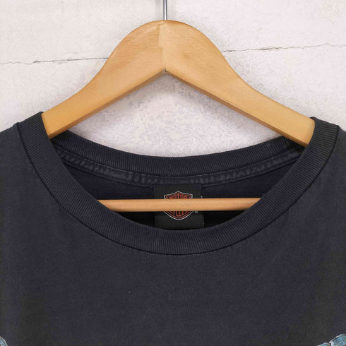 ハーレーダビッドソン HARLEY-DAVIDSON 両面プリントクルーネックTシャツ メンズ 3XL