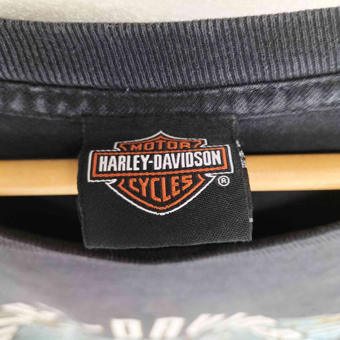 ハーレーダビッドソン HARLEY-DAVIDSON 両面プリントクルーネックTシャツ メンズ 3XL