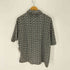 ザラ ZARA ジオメトリック柄ジャガードニットポロシャツ メンズ import:M