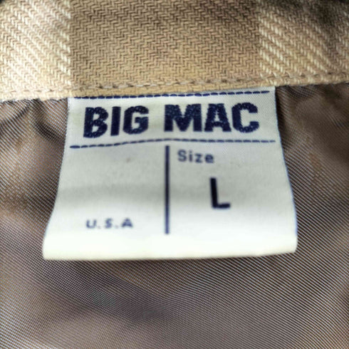 ビッグマック BIG MAC ヘビーネルシャツ メンズ import:L