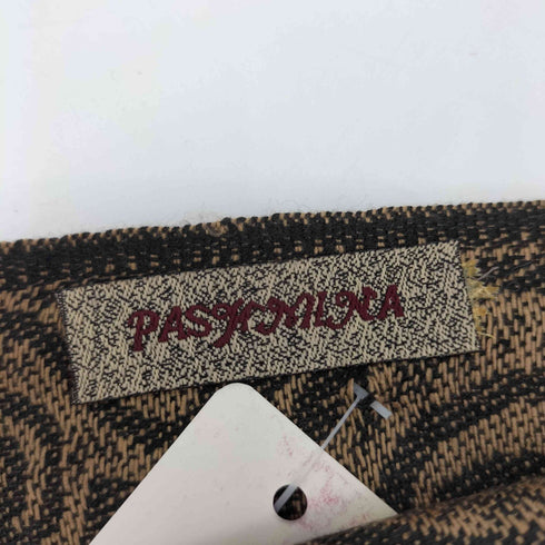 パシュミナ PASHMINA 総柄 フリンジ ストール レディース