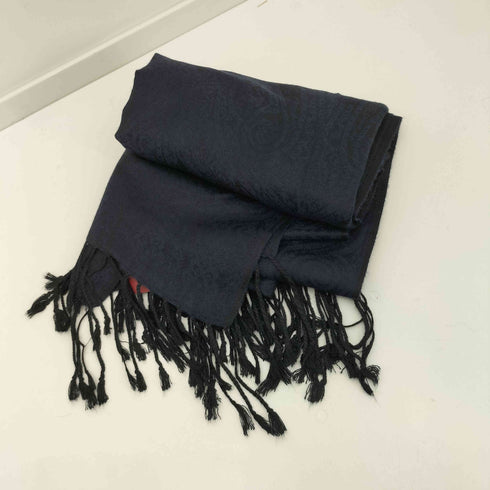 パシュミナ PASHMINA 総柄 フリンジ ストール レディース