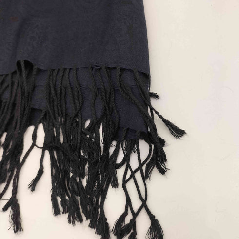 パシュミナ PASHMINA 総柄 フリンジ ストール レディース