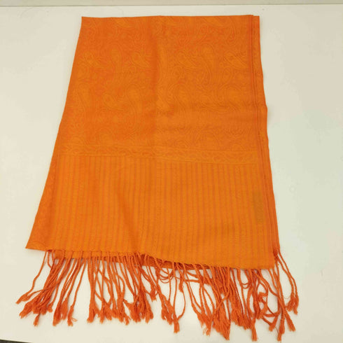 パシュミナ PASHMINA 総柄 フリンジ ストール レディース