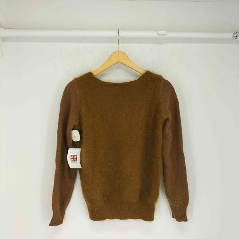 ロベルトコリーナ ROBERTO COLLINA アンゴラ混 シャギーニット レディース