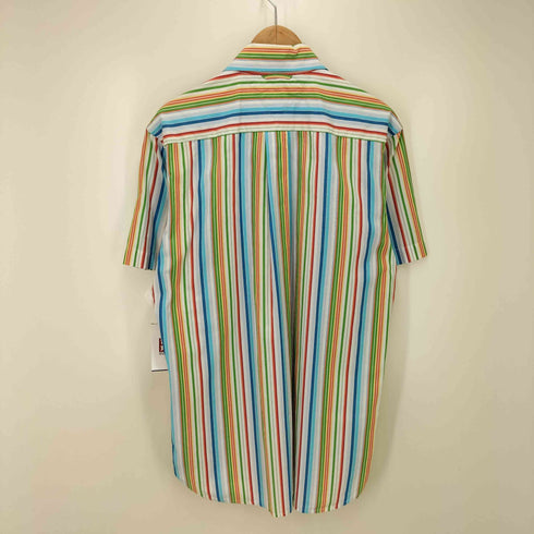 トミーヒルフィガー TOMMY HILFIGER マルチカラーワンポイント刺繍 BD半袖シャツ メンズ import:M