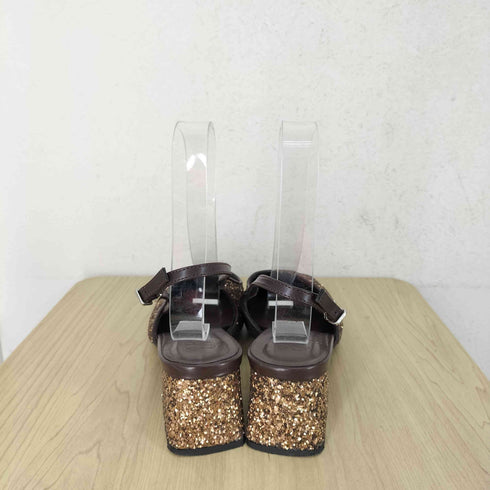 サハラ sahara スパンコールサンダル レディース