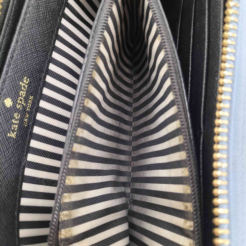 ケイトスペード Kate spade ラウンド ファスナー バイカラー ロング ウォレット レディース