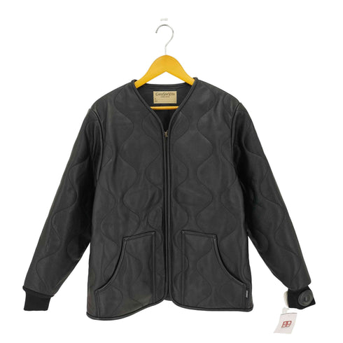 ギャングスタビル GANGSTERVILLE LOCOS - LEATHER QUILTING JACKET レザー キルティングジャケット メンズ M