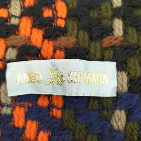 ジュンコシマダ JUNKO SHIMADA マルチカラー ウールニット マフラー レディース