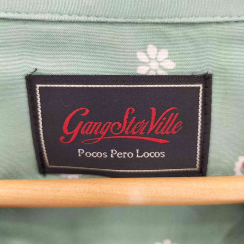 ギャングスタビル GANGSTERVILLE DIEGO - L/S SHIRTS レーヨン オープンカラーシャツ メンズ M