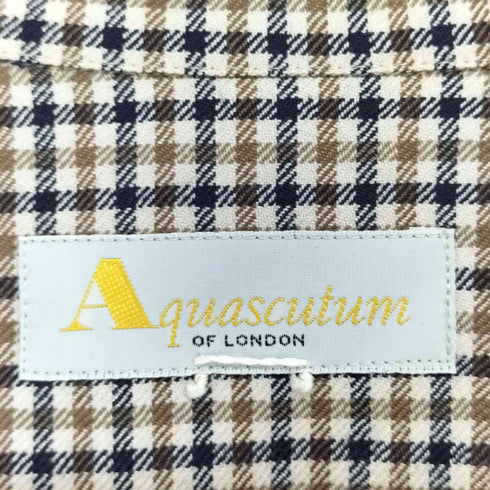 アクアスキュータム AQUASCUTUM ガンクラブ オープンカラー シャツ レディース