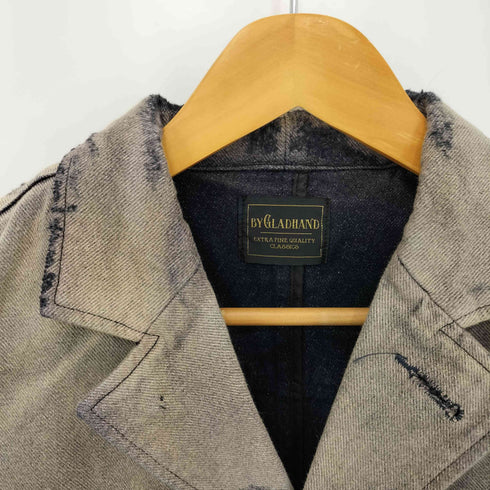 バイグラッドハンド BY GLADHAND MIGRANT JACKET ビンテージ加工 デニムジャケット メンズ L