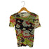 ケンゾージーンズ KENZO JEANS 和柄 花 シースルー カットソー レディース import:M