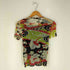 ケンゾージーンズ KENZO JEANS 和柄 花 シースルー カットソー レディース import:M