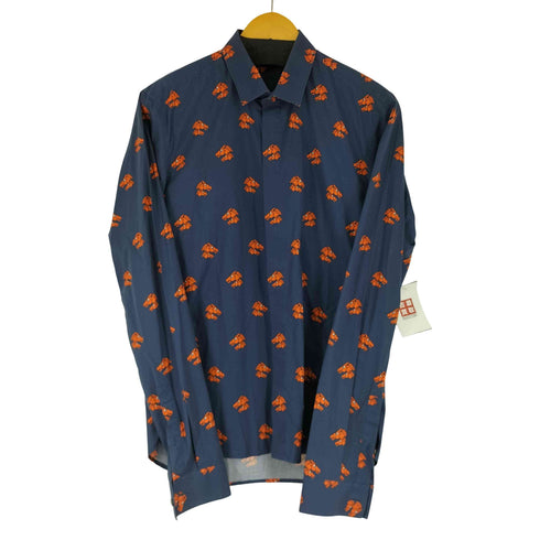 クリスバンアッシュ KRISVANASSCHE 総柄 L/S 比翼シャツ メンズ 48