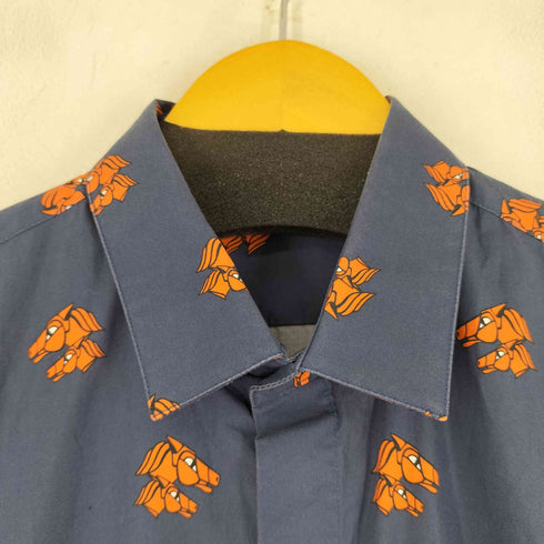 クリスバンアッシュ KRISVANASSCHE 総柄 L/S 比翼シャツ メンズ 48