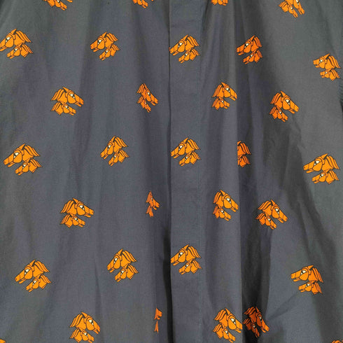 クリスバンアッシュ KRISVANASSCHE 総柄 L/S 比翼シャツ メンズ 48
