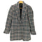 ザラ ZARA Plaid Daburu Breasted Blazer レディース import:XS