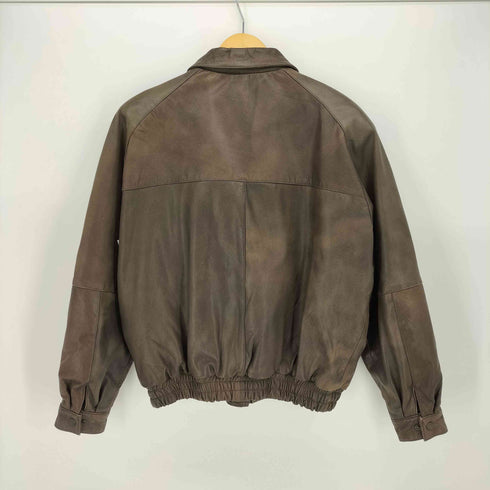 ZUFOLO A-2 型 ゴートレザー 裏地 キルティング フライト ジャケット メンズ import:L