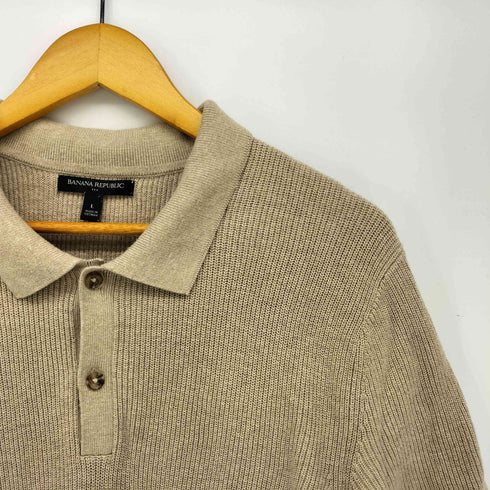 バナナリパブリック BANANA REPUBLIC 23SS ニット ポロシャツ メンズ import:L