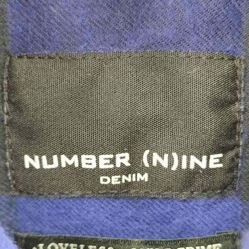 N NUMBER L/S チェック シャツ メンズ JPN:M