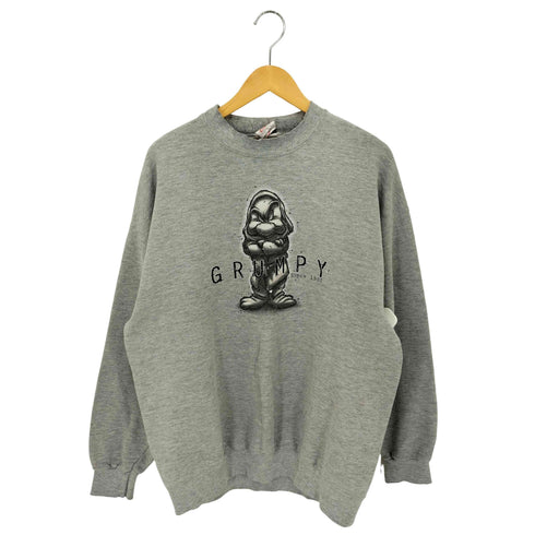 grumpy キャラクタープリント モックネック クルーネックスウェット メンズ