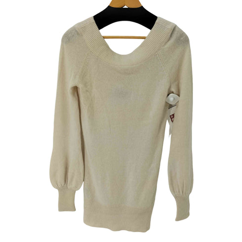 DEREKLAM カシミヤ100 オフショルダーニット レディース import:M