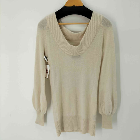 DEREKLAM カシミヤ100 オフショルダーニット レディース import:M