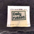 デイリーラシット Daily russet モノグラム フリンジマフラー レディース